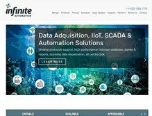 Tablet Screenshot of infiniteautomation.com